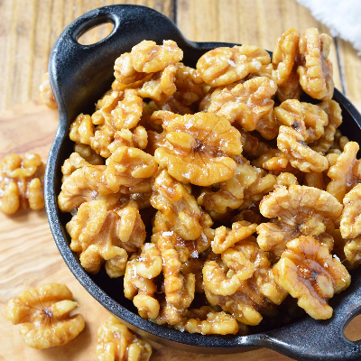 ng Honey Glazed Walnuts