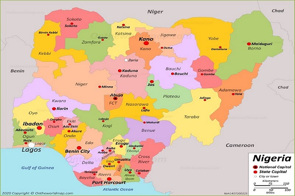 36 states of Nigeria