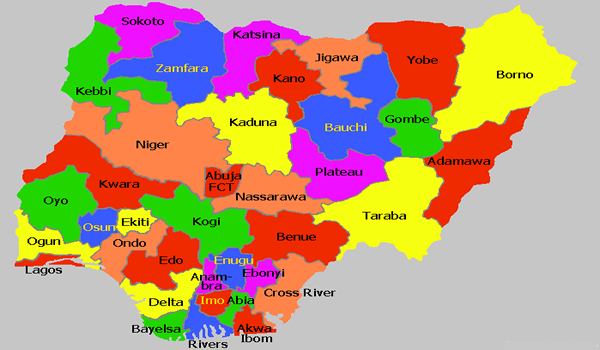 Map of Nigeria