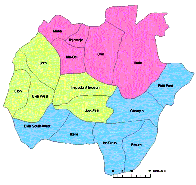 benue state nigeria map states