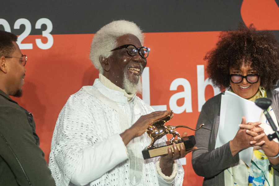Artist, Demas Nwoko wins Golden Lion Award.