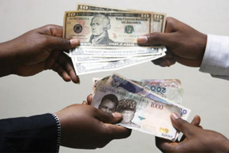 Naira exchange rates April 2024