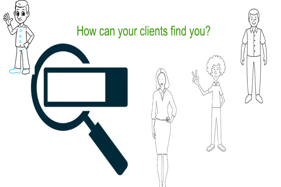 How can your clients find you?