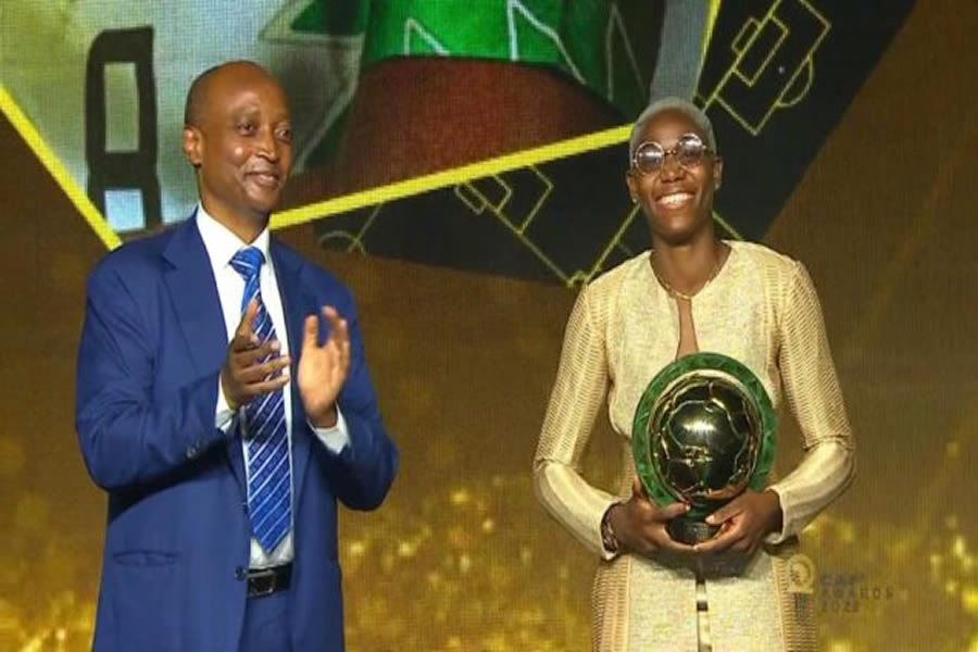 Asisat Oshoala wins fifth CAF best player award